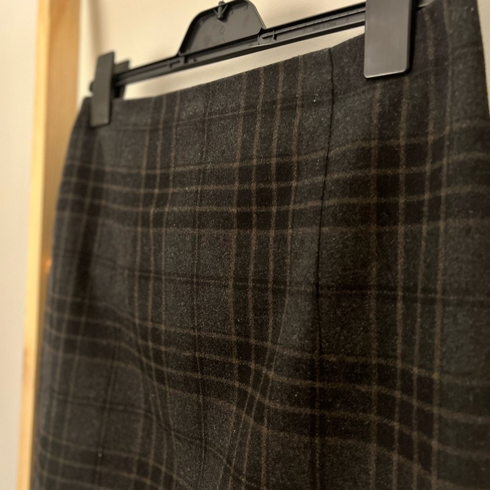 Wool Plaided Skirt from Kenar